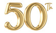 © Chetra168 - 50th Anniversary Gold Number 3D
