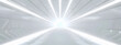 © B-Ast-BRT - White background  room light abstract space  tunnel stage floor. Empty white future 3D neon background studio futuristic corridor render modern interior silver road black wall design gray