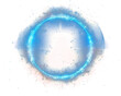 © Rawpixel.com - PNG Glowing blue circular energy portal