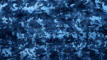 
camouflage blue background, army texture, military textile pattern