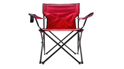 Wall Mural - red folding chair