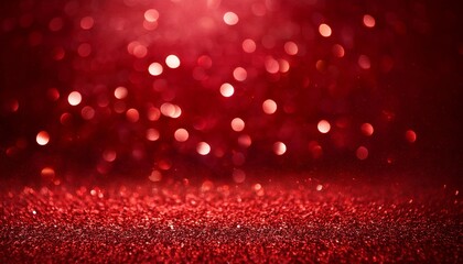 Red sparkle glitter abstract background