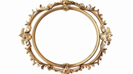 Wall Mural - antique gold frame