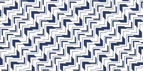 Fototapete - Corner pattern. Blue corners that create a textured surface.