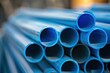 © Gethuk_Studio - Close Up of Blue PVC Pipes