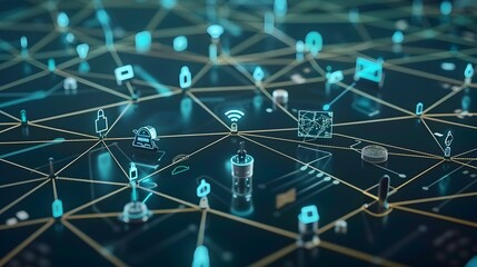 Poster - Connected Digital Mesh Network of Smart IoT Devices in Intelligent Infrastructure