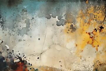 Wall Mural - Grunge background - faded textures, distressed elements, and worn-out appearance pain