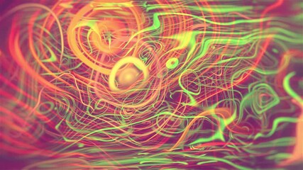 Wall Mural - colorful gradient line particles abstract background