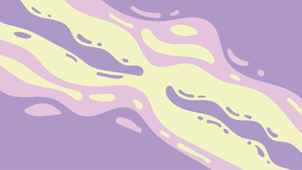 Wall Mural - purple yellow wave liquid abstract background vector design