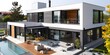 © Molang Visual - Modern House with Swimming Pool and Patio