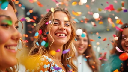 Wall Mural - A cheerful young lady with sparkling eyes is holding a cake decorated with numerous lit candles as part of birthday festivities and as a gesture to honor those who make every day unique.