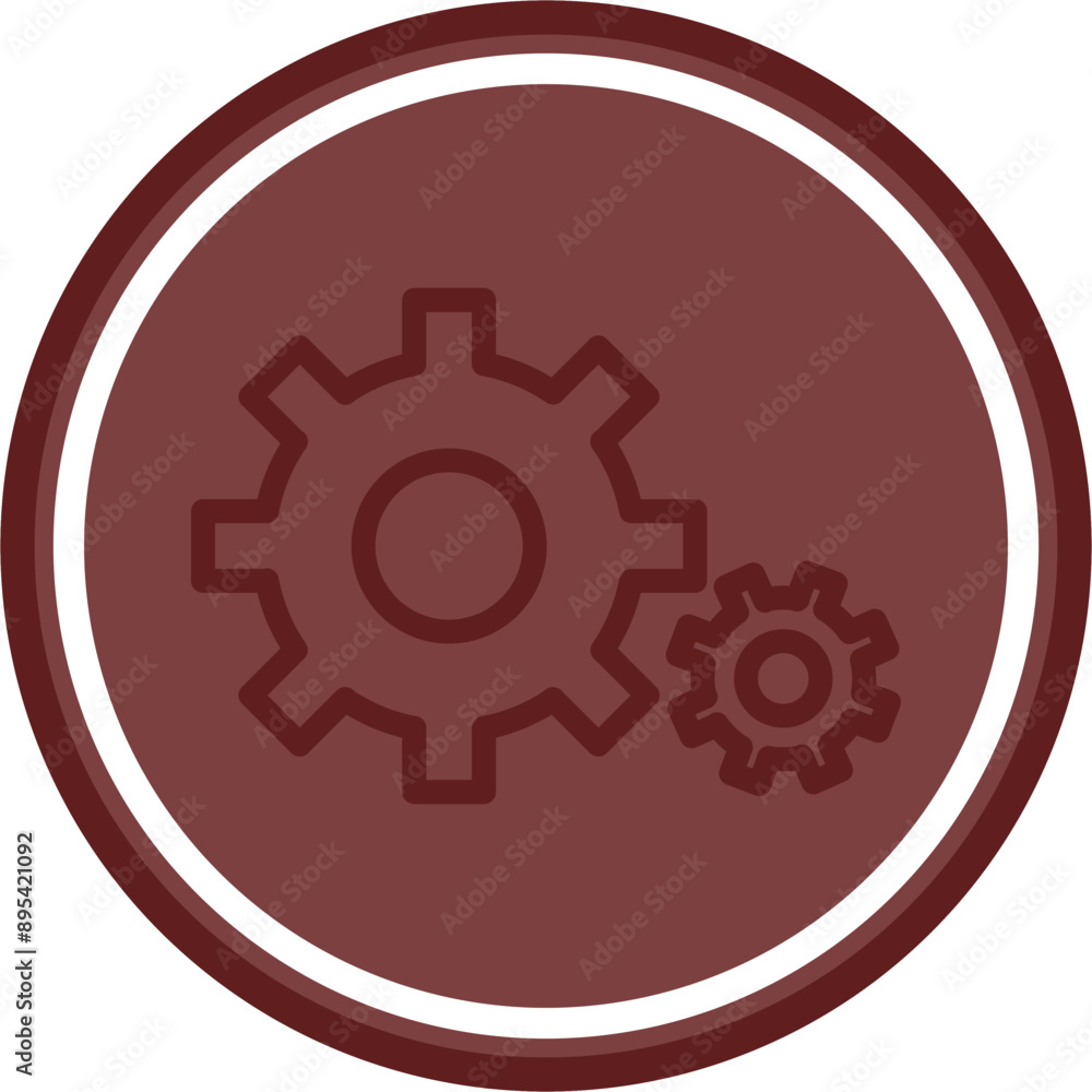 Rich Snippets Vector Line Double Circle Maroon