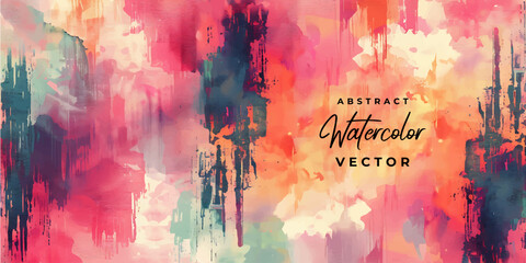 Wall Mural - abstract watercolor background vector