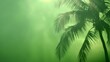 © KhaizanGraphic - A green background with a blurred palm tree shadow on the right side --no leaves --ar 16:9 Job ID: 3e8622c7-f94d-4c9d-a4c7-60961881322f
