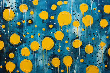 Abstract Dots in background illustration