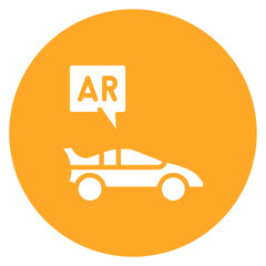 Wall Mural - Ar Racing icon vector image. Can be used for Augmented Reality.