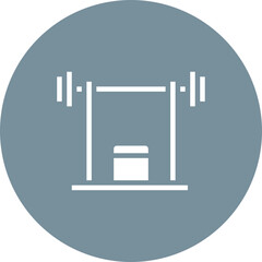 Poster - Weight Bench icon vector image. Can be used for Sport Equipment.