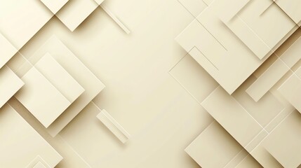 Wall Mural - Abstract Beige Geometric Background.