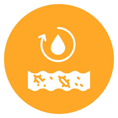 Canvas Print - Wastewater Treatment icon vector image. Can be used for Water Treatment.