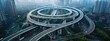 © Imron - Aerial view of a complex overpass in a modern city