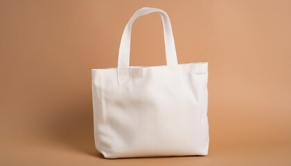 Poster - White Canvas Bag - Cotton Bag Eco-Friendly Sustainable Resourced for Mockup - Template for Logo placement, Graphic Design and Branding