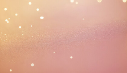Wall Mural - pastel pink and golden defocused background with bokeh lights