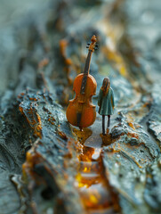 Poster - close up of violin