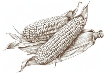 Wall Mural - Ears of Corn