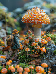 Canvas Print - fly mushroom