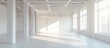 © zaen_studio - Empty White Room with Sunbeams and Windows