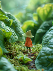 Canvas Print - mushroom in the forest