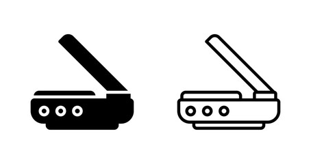 Sticker - Scanner Vector Icon