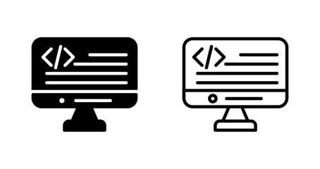 Sticker - Programming Language Vector Icon