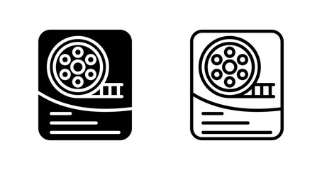 Sticker - Video Wall Vector Icon