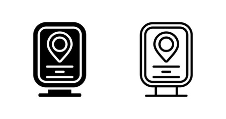 Poster - Interactive Display Vector Icon