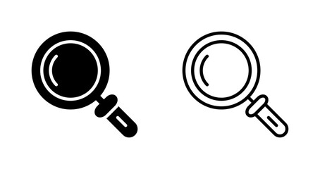 Canvas Print - Magnifying Glass Vector Icon