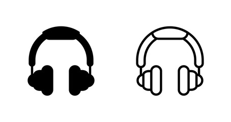 Poster - Headphones Vector Icon