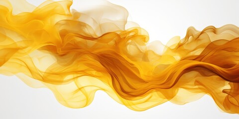 Abstract Golden Smoke Flow, , gold ink smoke, gold cloud