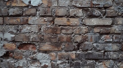 Wall Mural - Free Brick Wall Background with Copy Space for Text or Ads