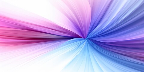 Wall Mural - abstract swirling colors, blue and purple neon light rays