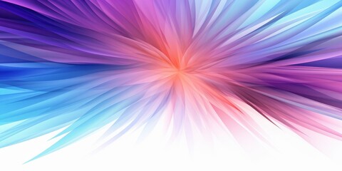 Wall Mural - abstract colorful burst, blue and purple neon light rays