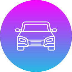 Canvas Print - Car Icon