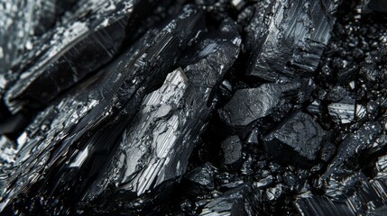 close-up of coal texture highlighting background wallpaper