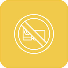 Sticker - No recording Icon