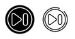 © Graphic Nehar - Next Track Button Vector Icon