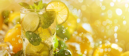 Sticker - Citrus Mojito: A vibrant mojito with a mix of lime