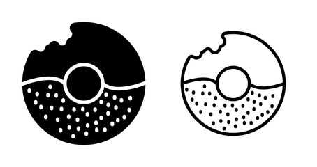 Poster - Donut Vector Icon