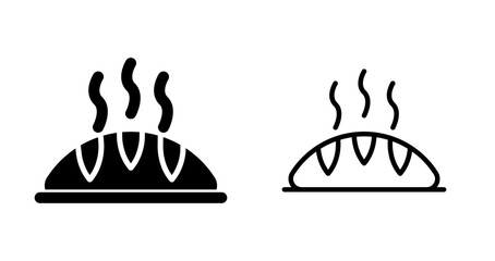 Sticker - Bread Vector Icon