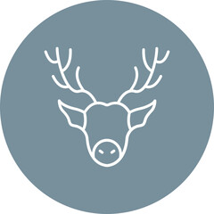 Poster - Deer Icon