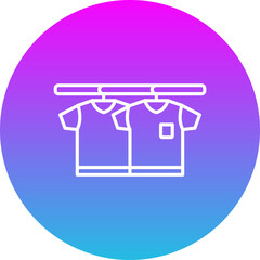 Sticker - Clothes rail Icon